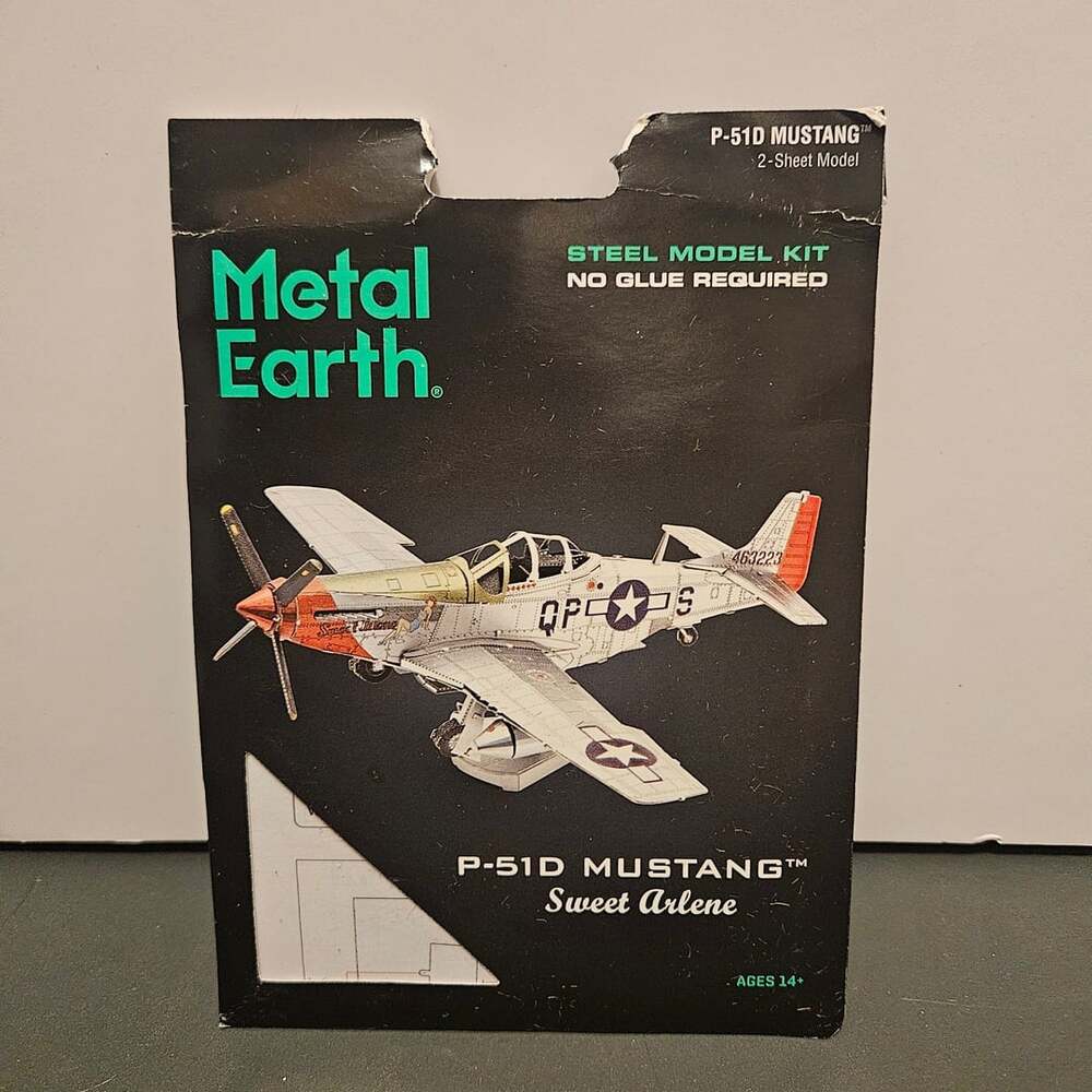 Metal Earth P-51D Mustang Sweet Arlene Steel Model Kit